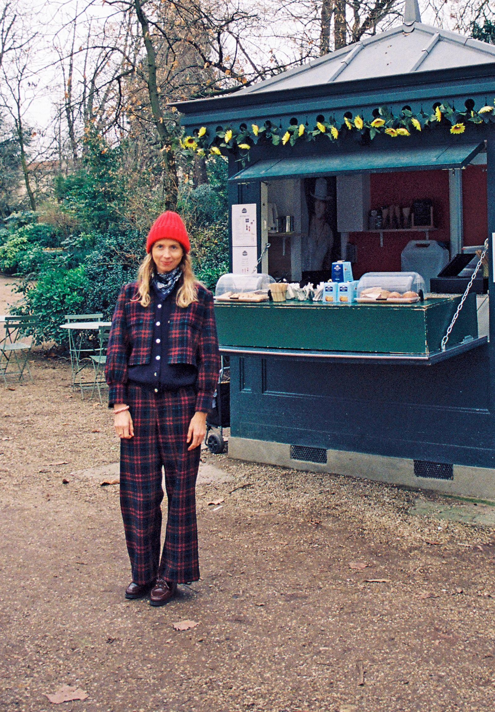 Romy Scottish tartan trousers