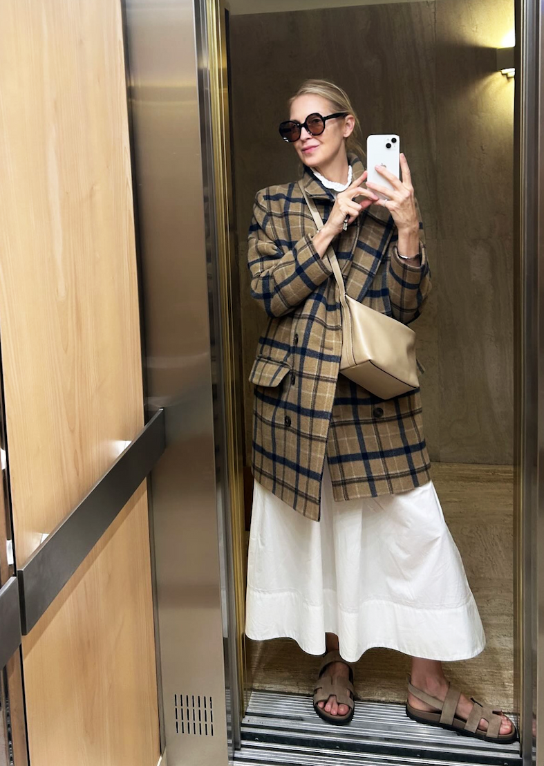 Manteau Mastroianni tartan