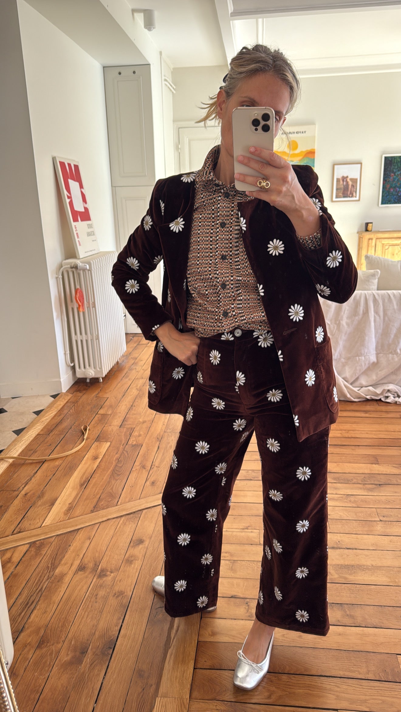 Chemise Vic pied de poule