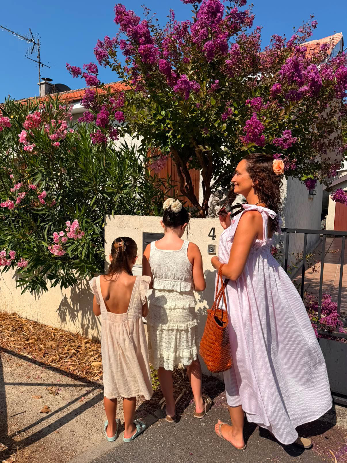 Robe Devendra rayures rose