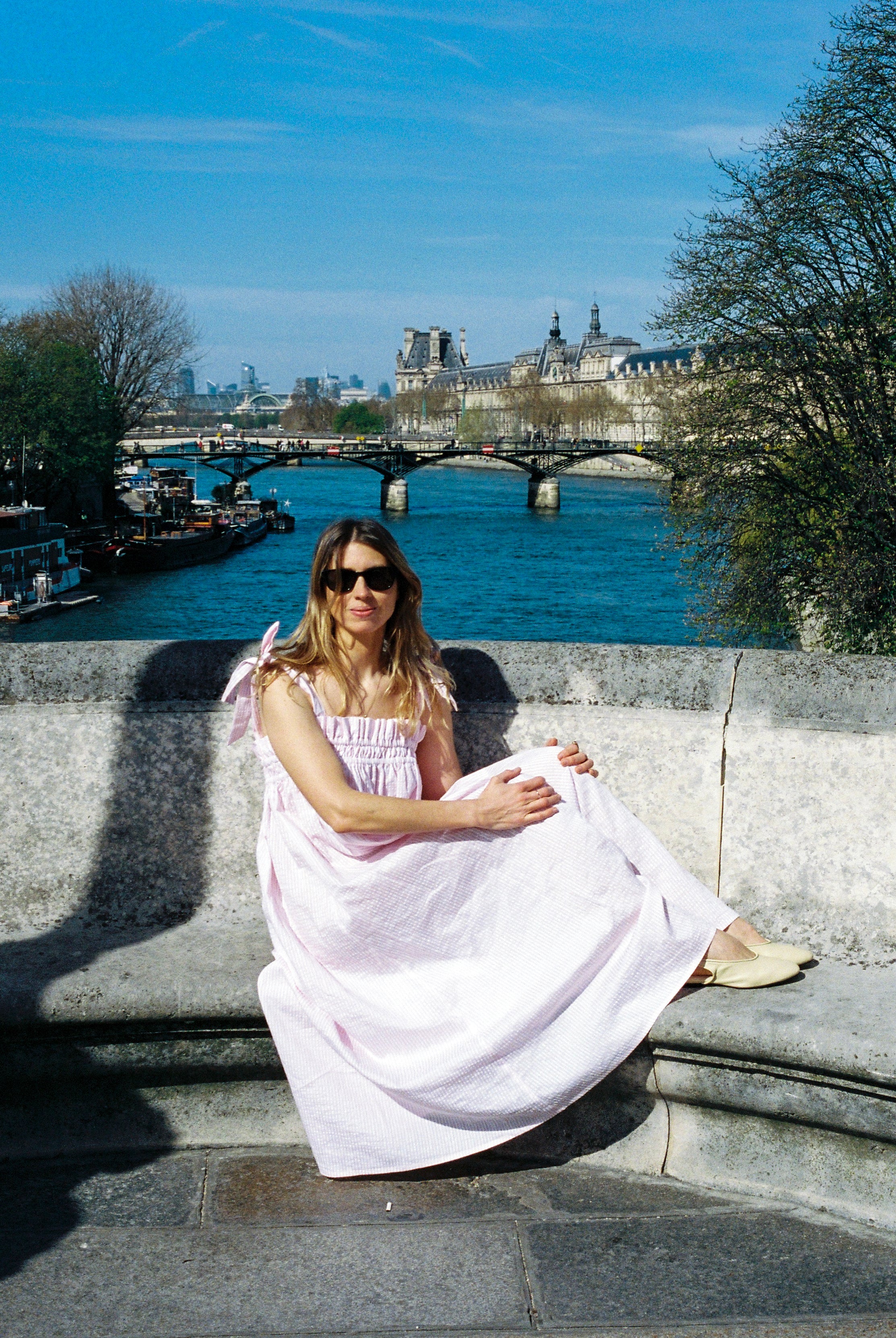 Robe Devendra rayures rose