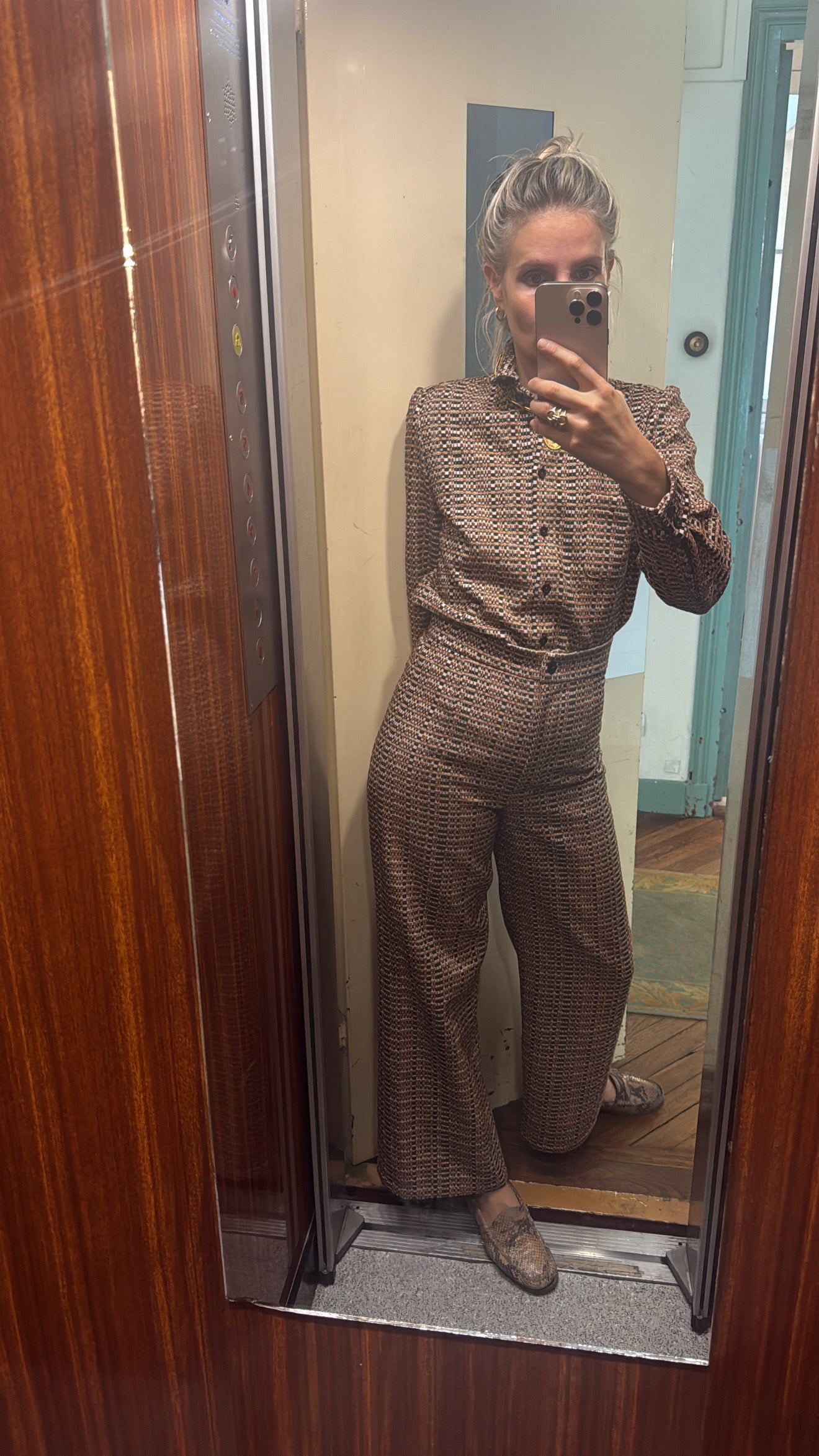 Chemise Vic pied de poule
