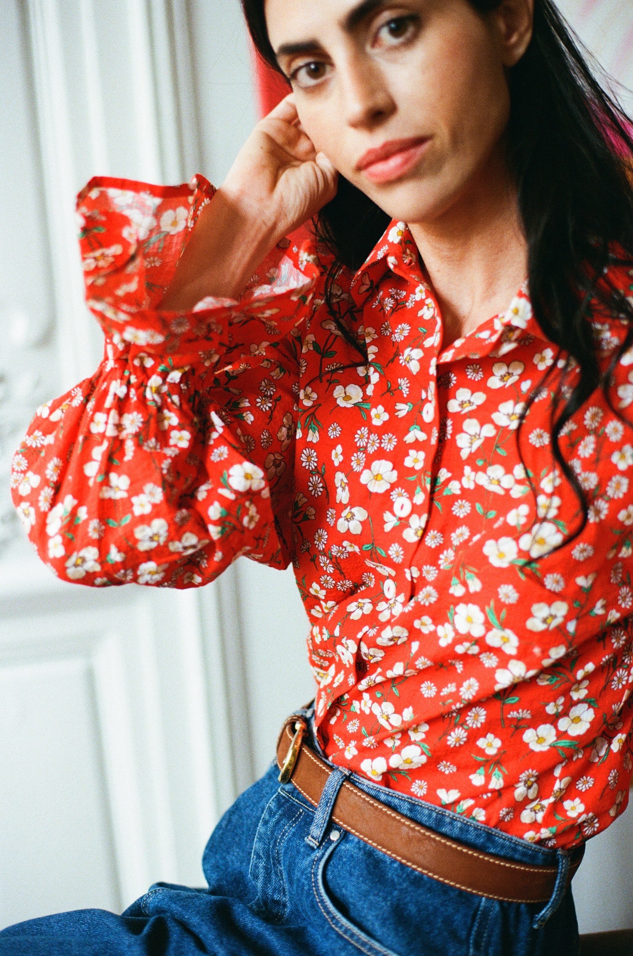 Red Liberty Gypsy Shirt