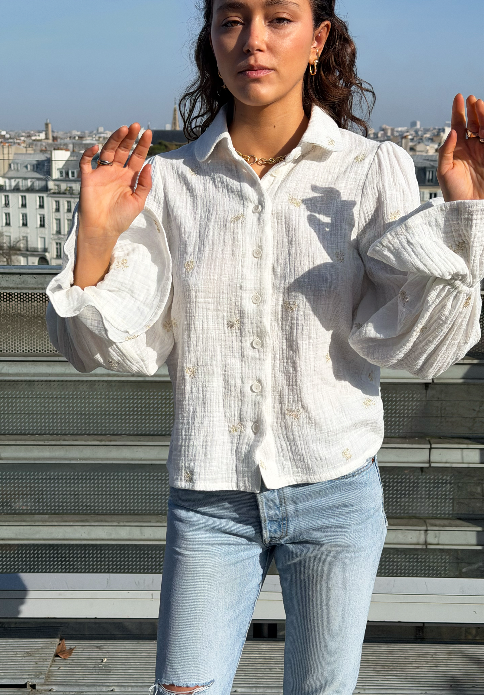 Chemise Gypsy blanche
