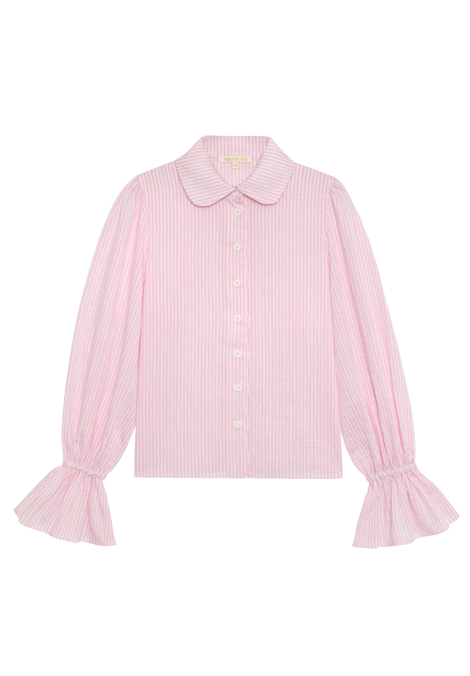 Chemise Gypsy rayures rose