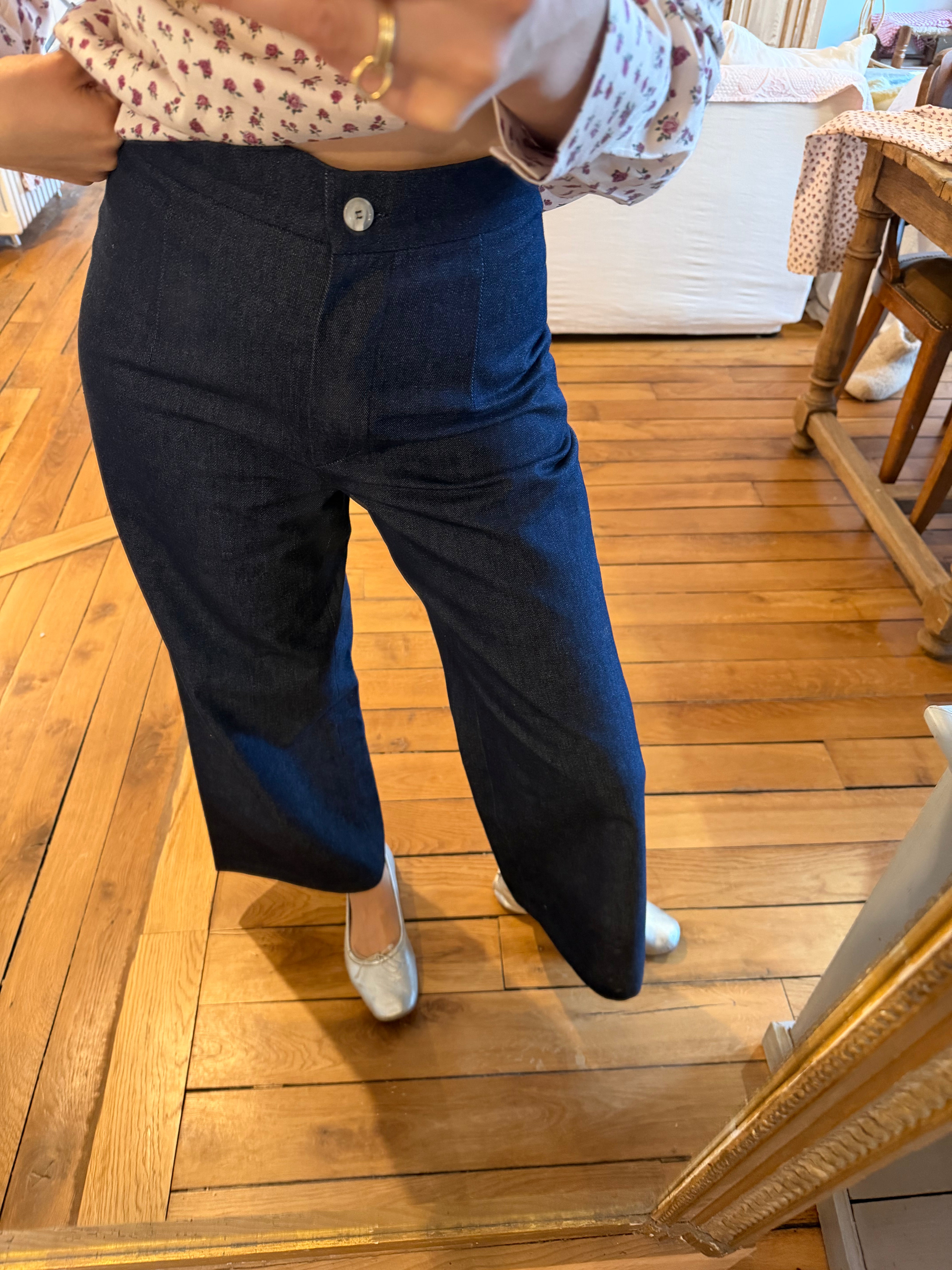 Pantalon Romy jean uni