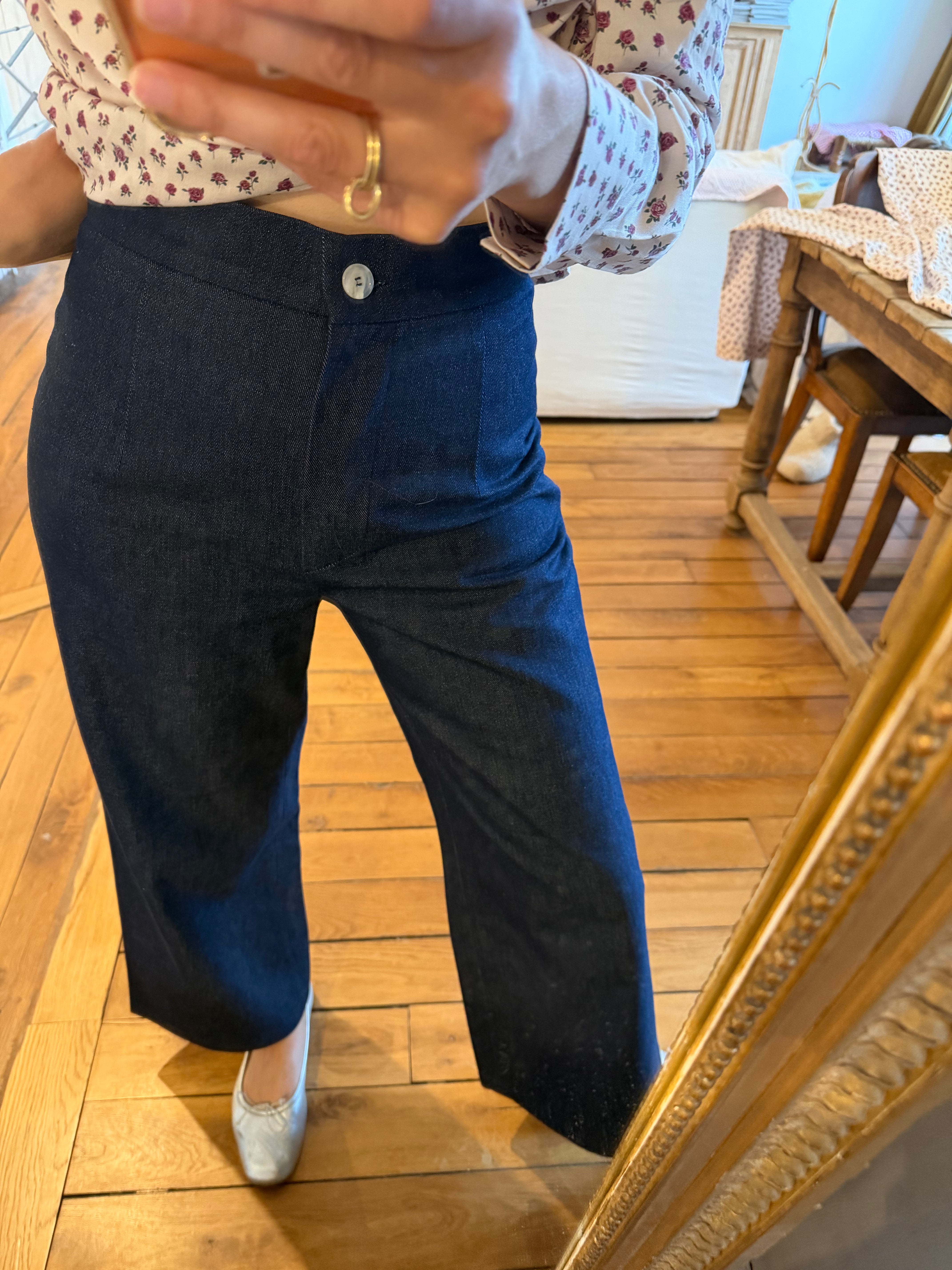 Pantalon Romy jean uni