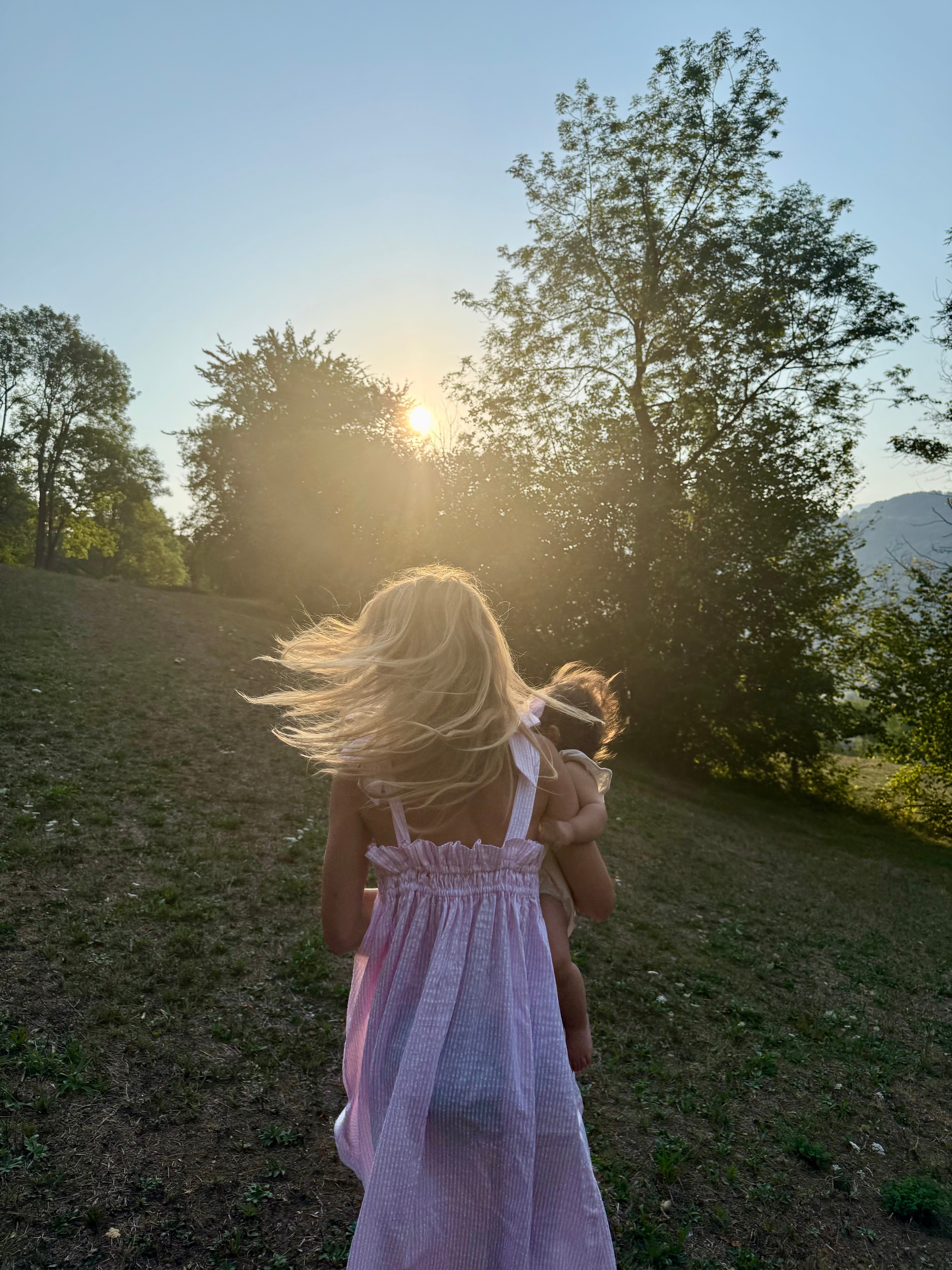 Robe Devendra rayures rose