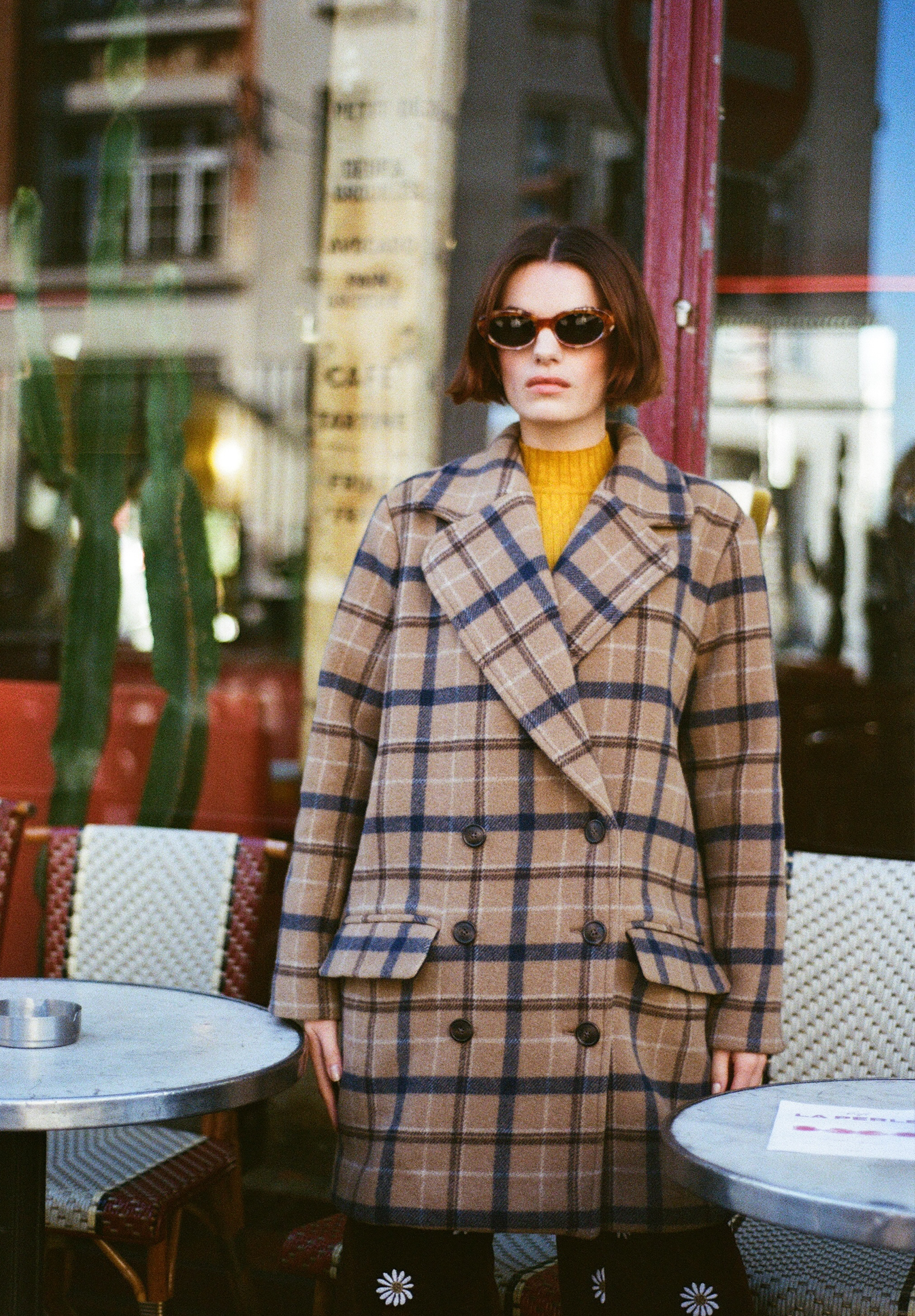 Manteau Mastroianni tartan