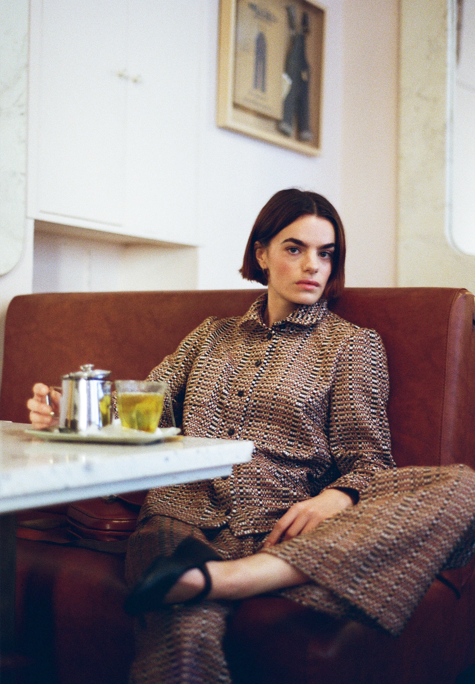 Chemise Vic pied de poule