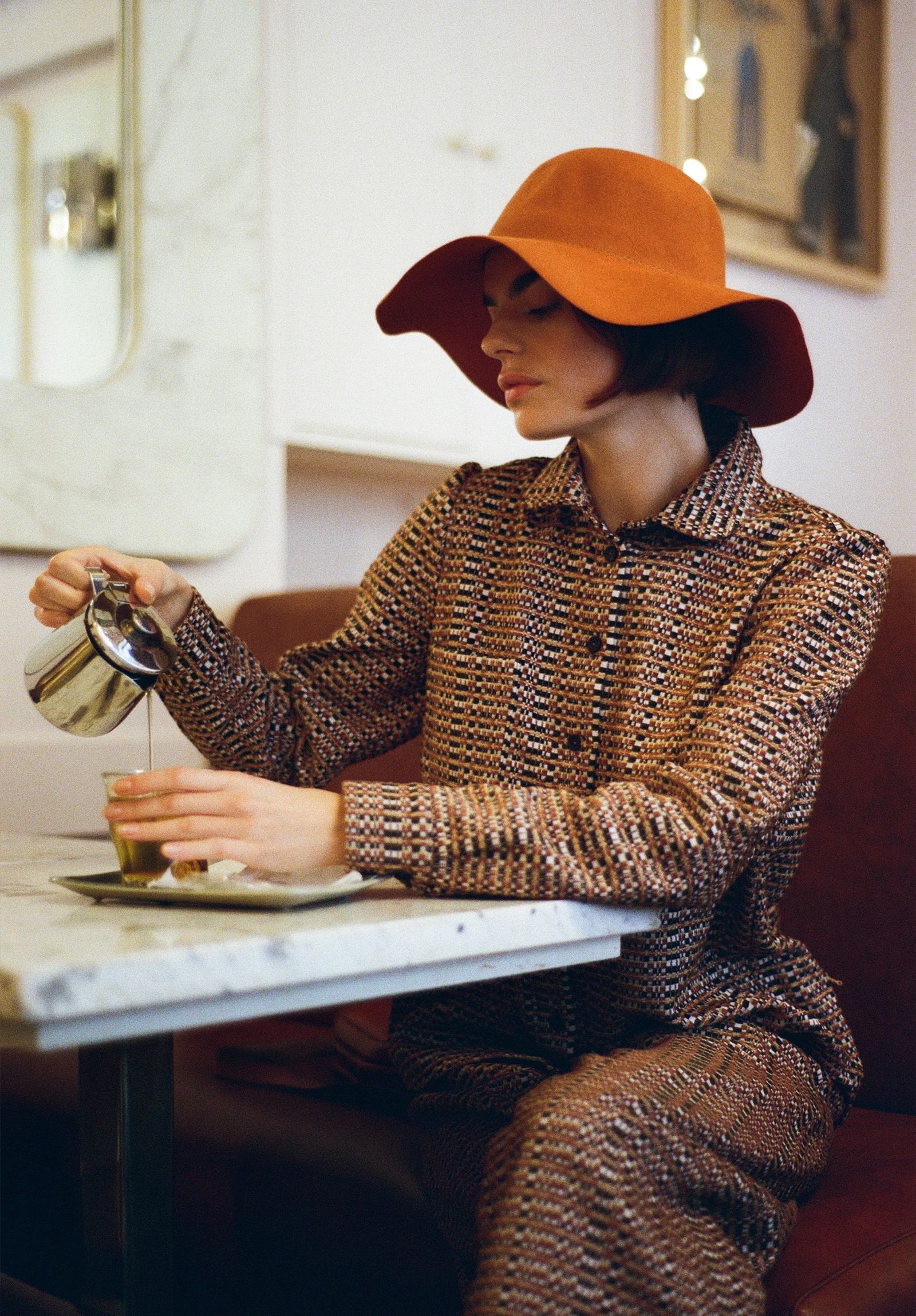 Pantalon Romy pied de poule