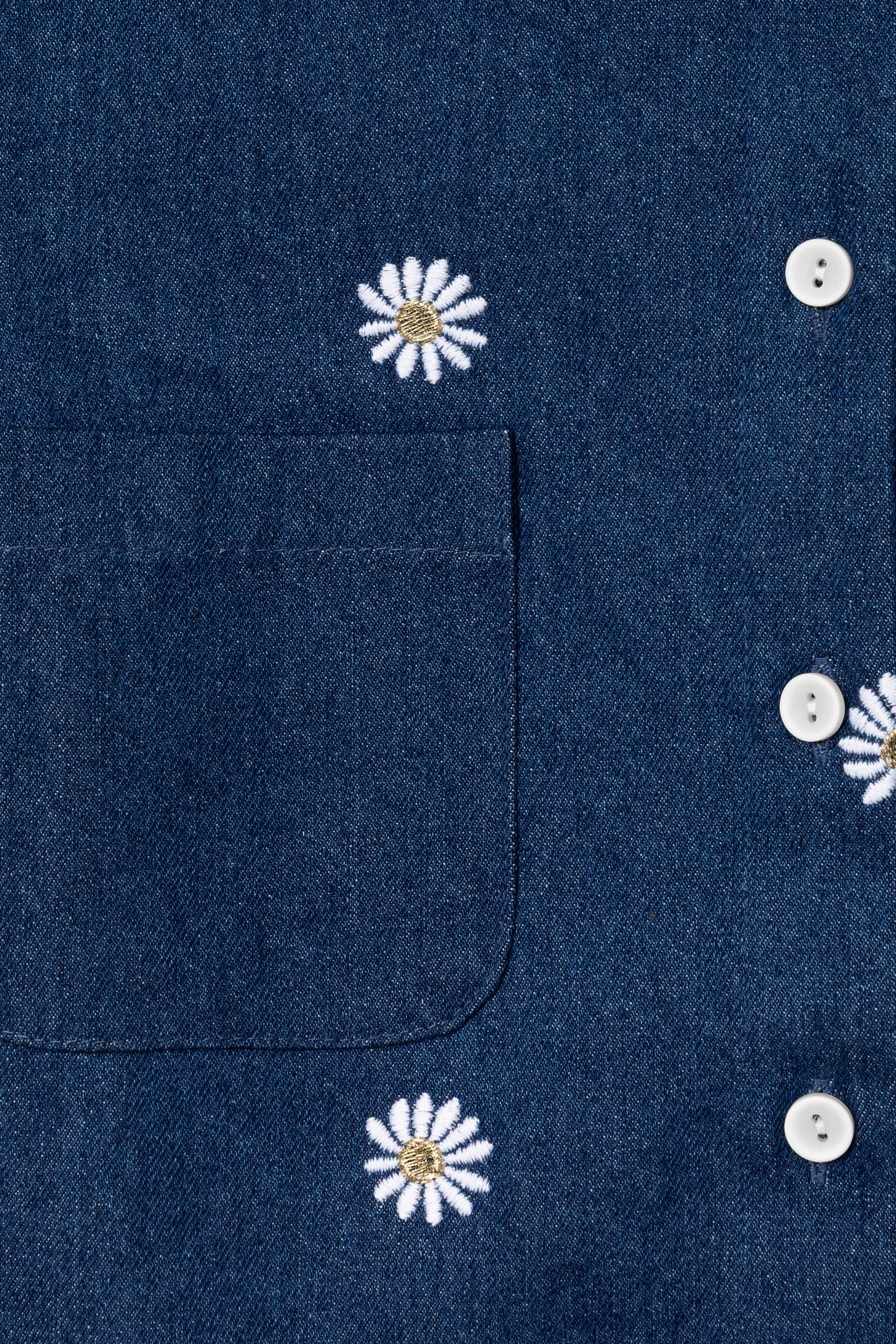 Embroidered denim Vic shirt