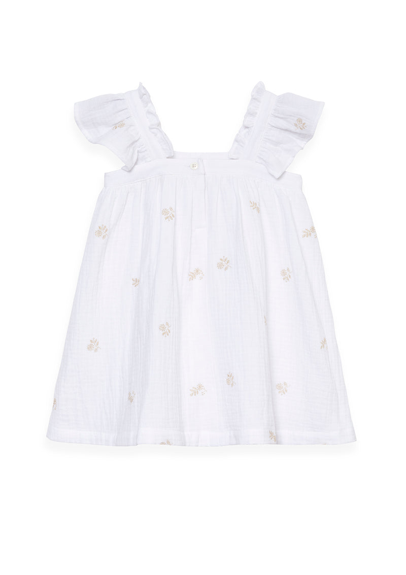 Children's embroidered Pepita dress