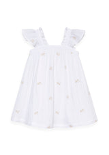Children's embroidered Pepita dress