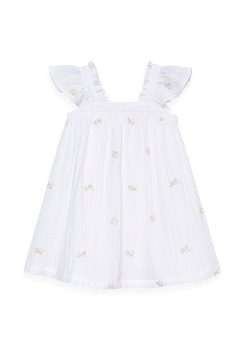 Children's embroidered Pepita dress