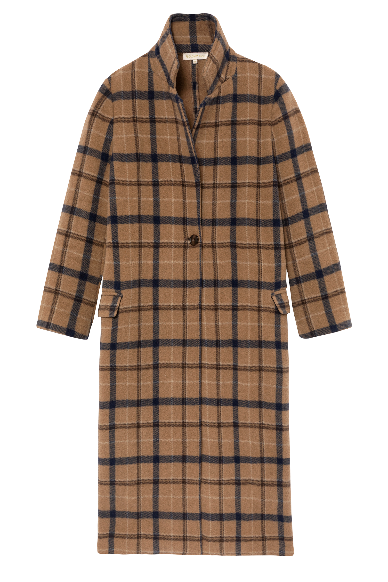 Manteau Léo tartan