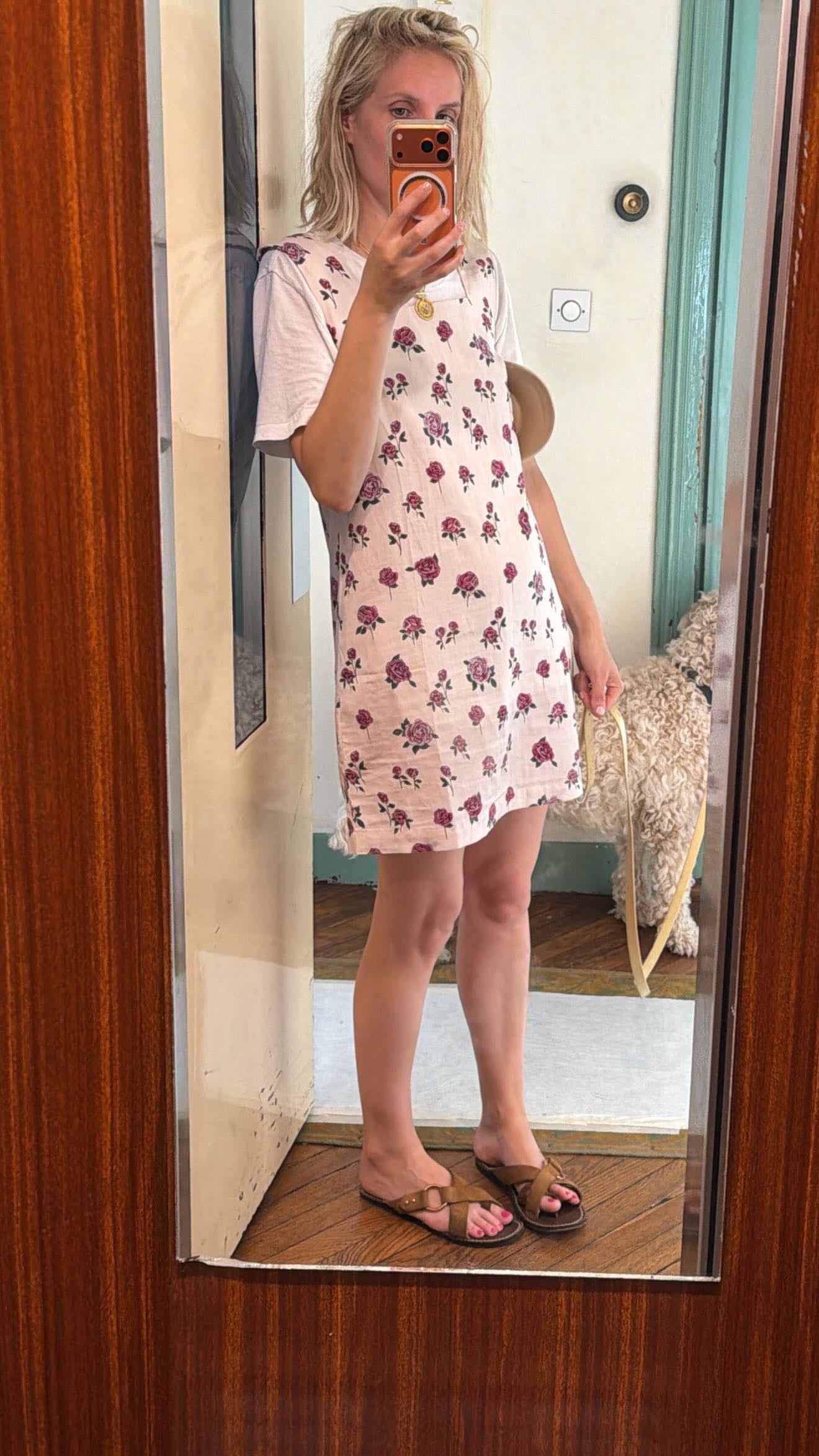 Robe Sixties écru