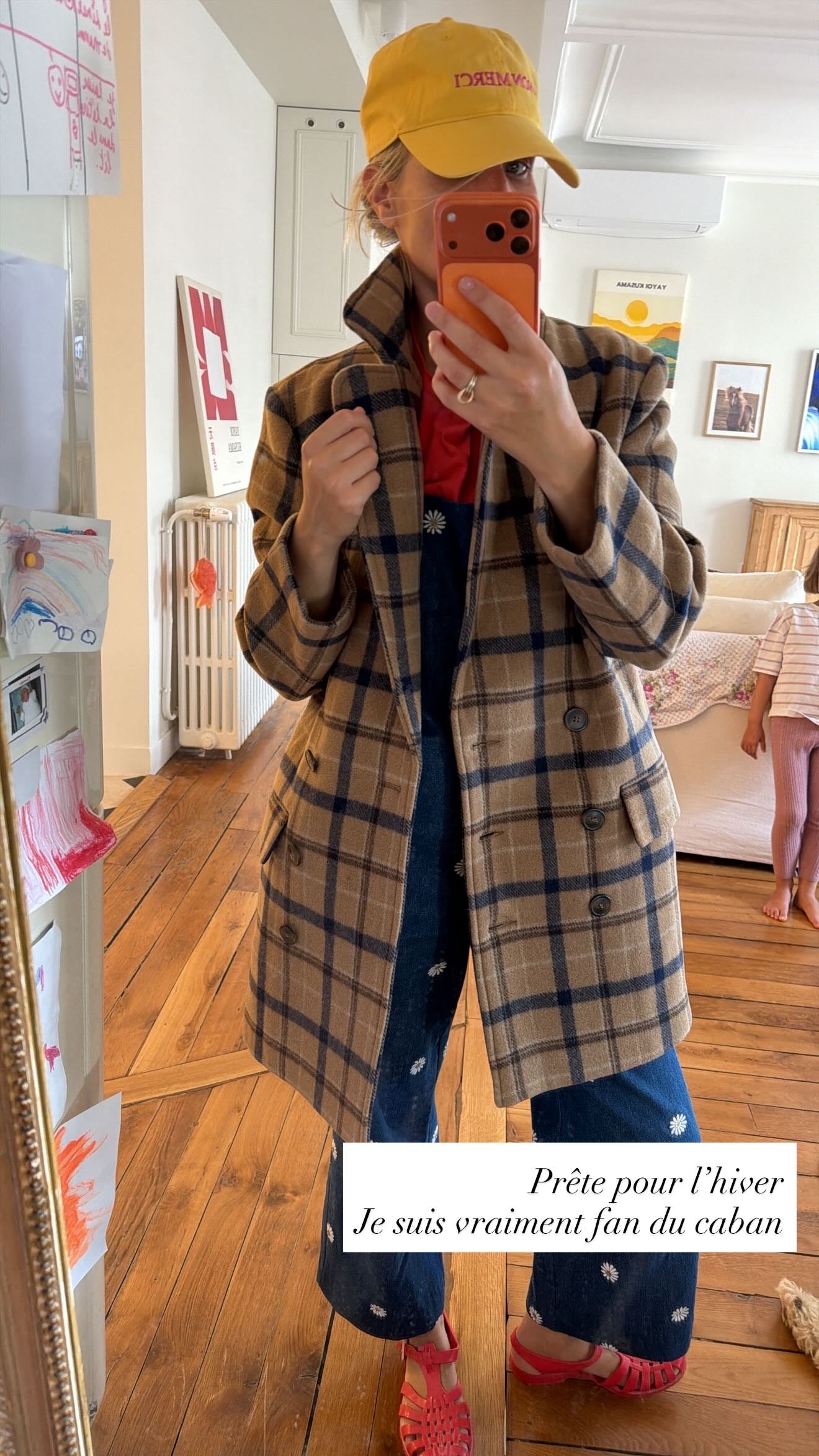 Manteau Mastroianni tartan