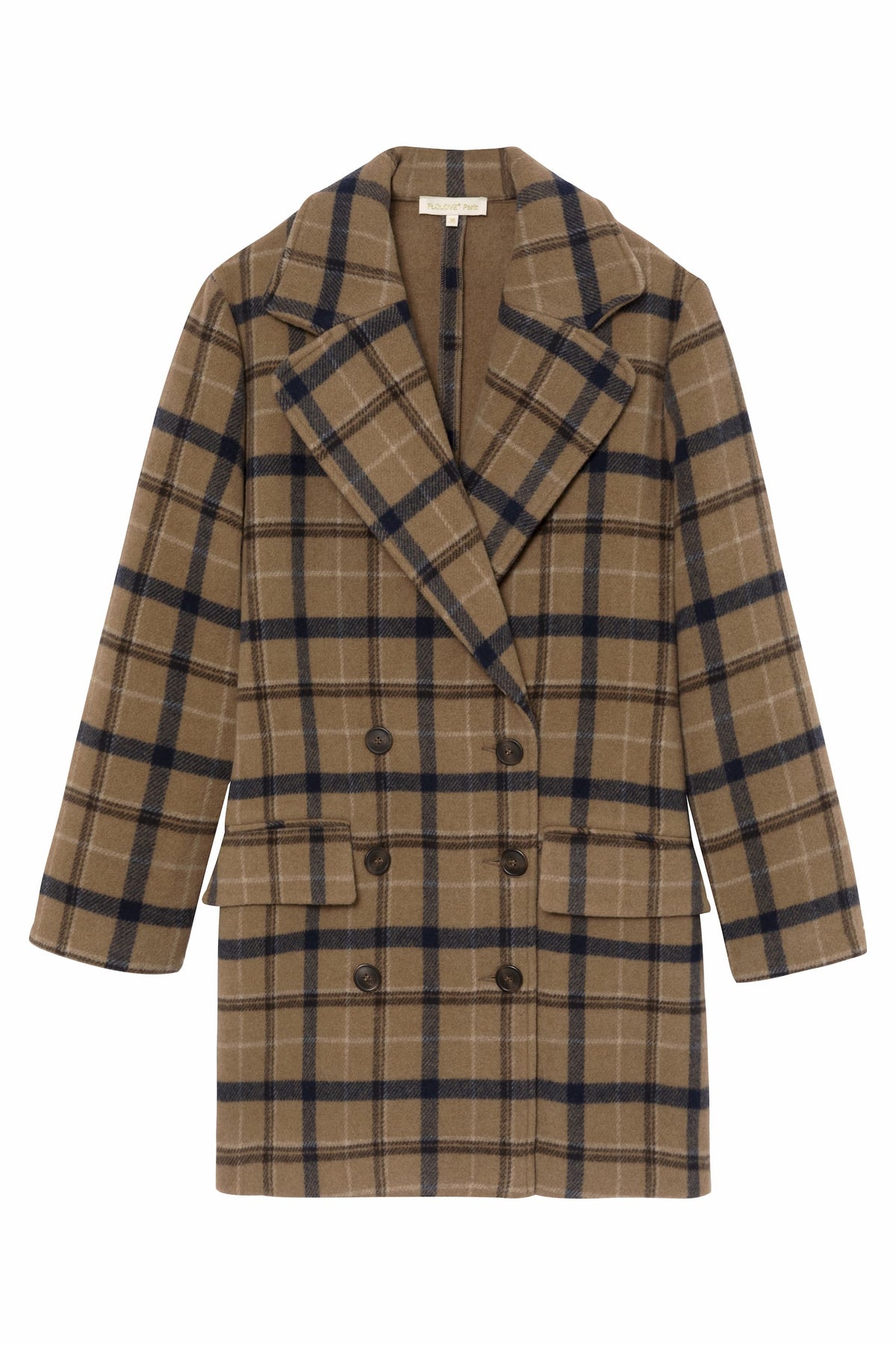 Manteau Mastroianni tartan