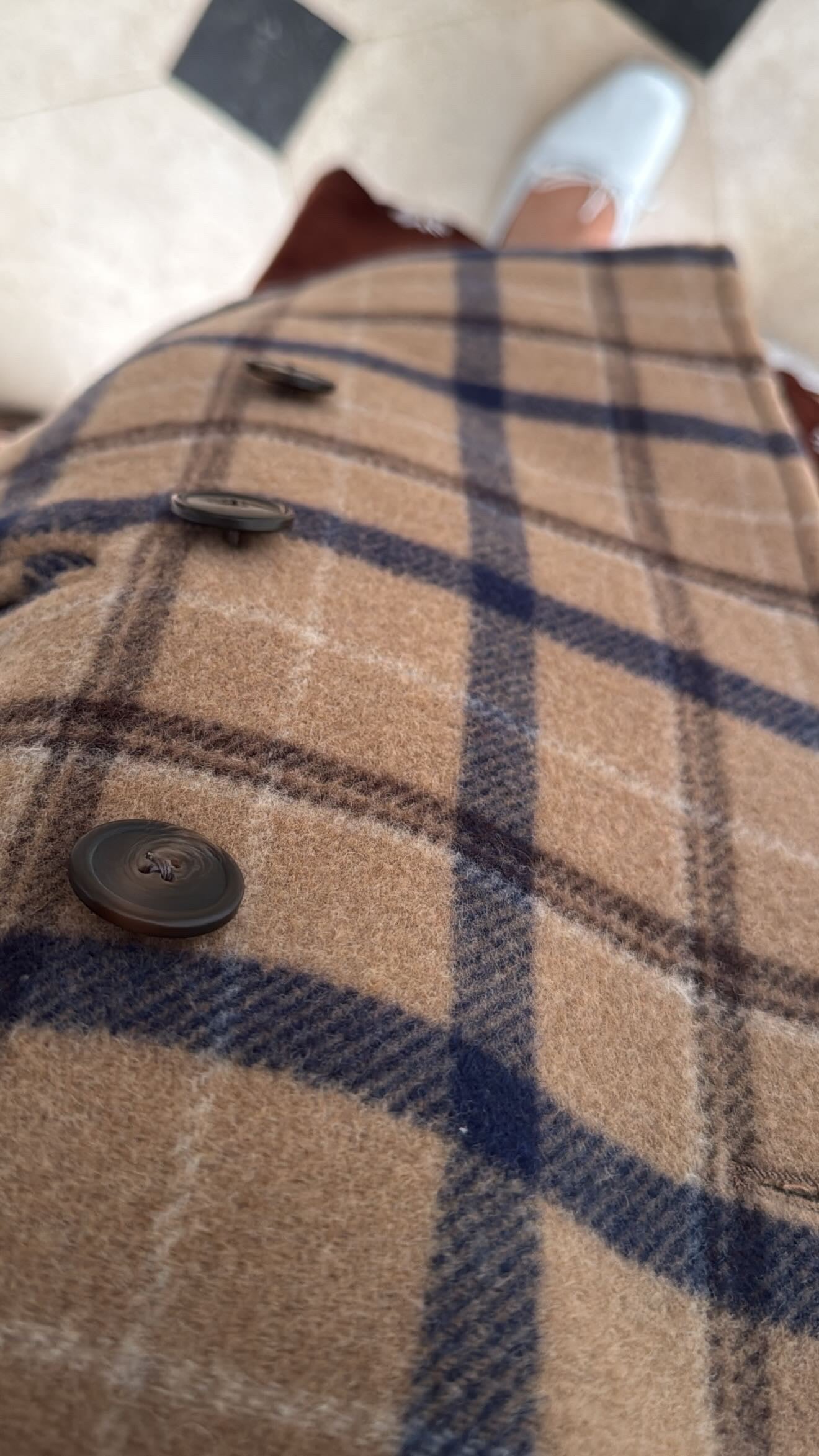 Manteau Mastroianni tartan