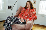 Chemise Gypsy liberty rouge