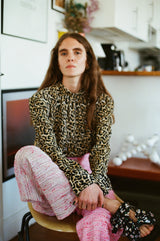 Blouse Plumetis Léopard