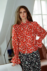 Chemise Gypsy liberty rouge