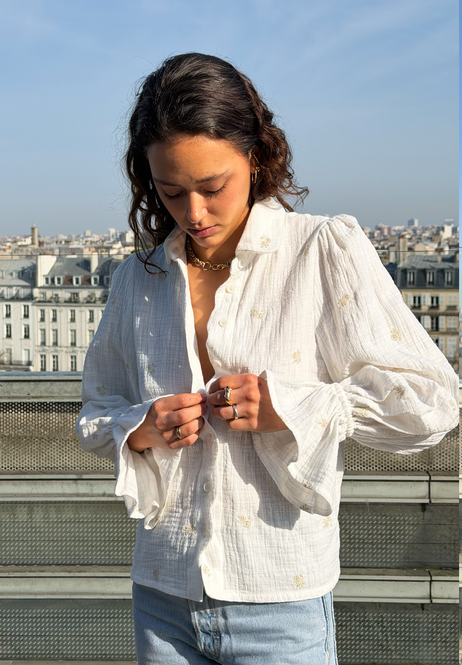 Chemise Gypsy blanche