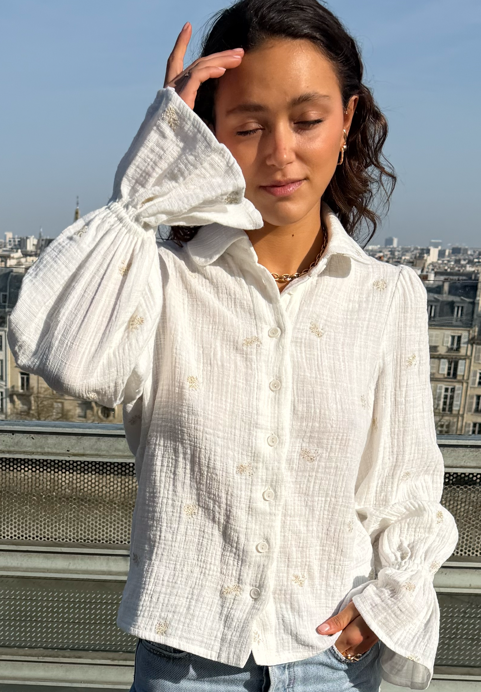 Chemise Gypsy blanche