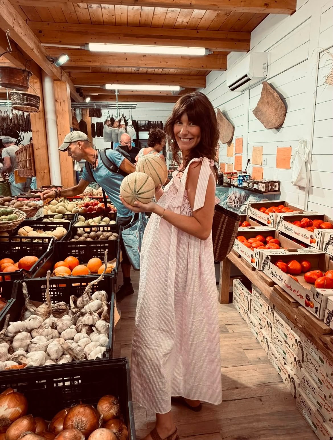 Robe Devendra rayures rose
