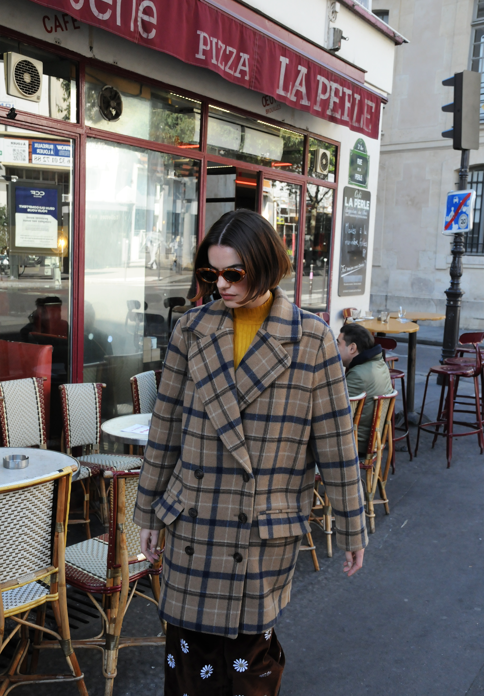 Manteau Mastroianni tartan