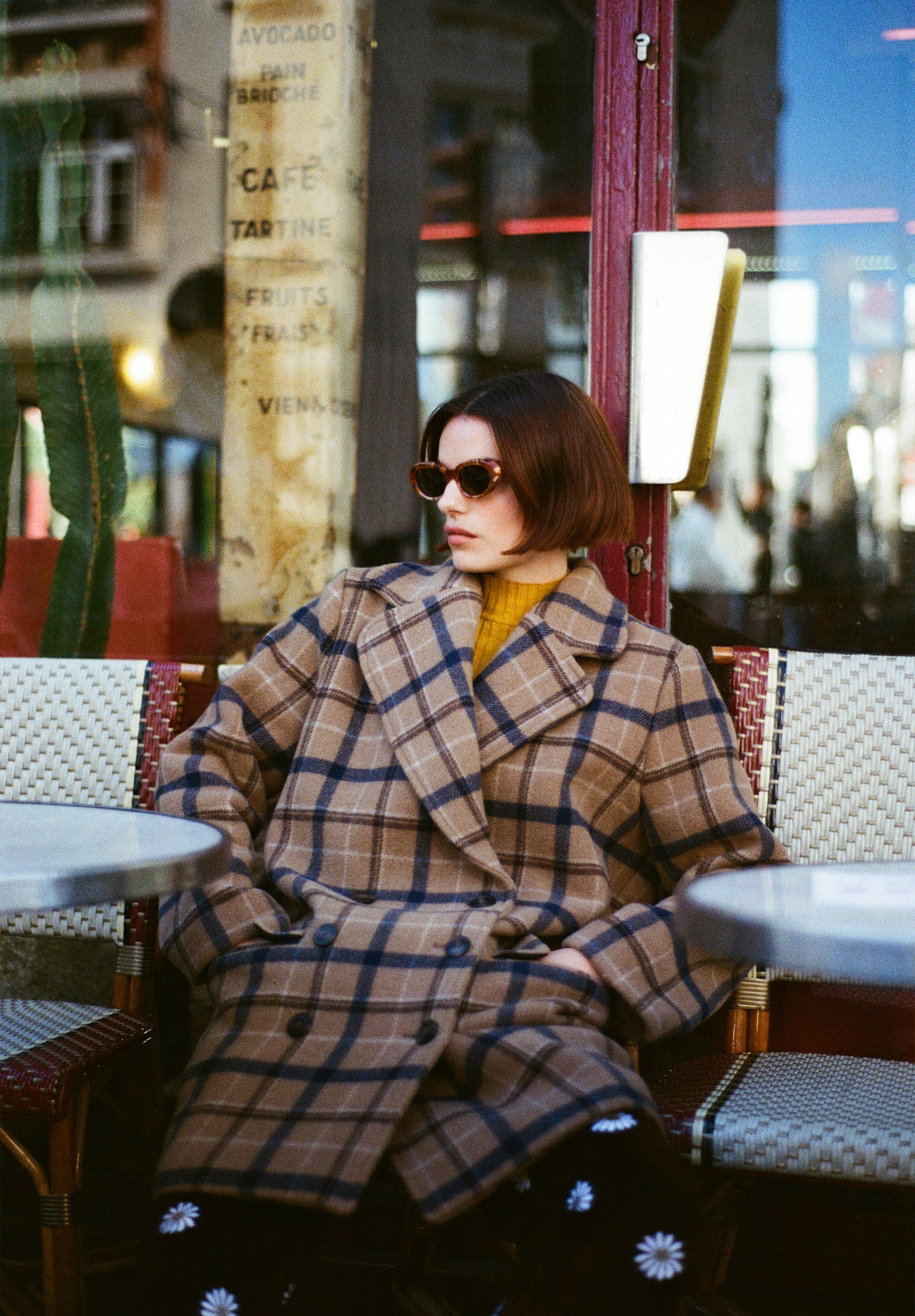 Manteau Mastroianni tartan