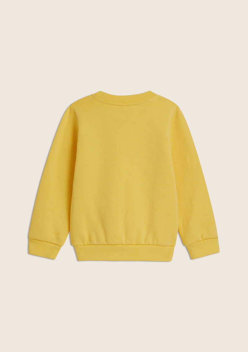 Children's yellow sweatshirt