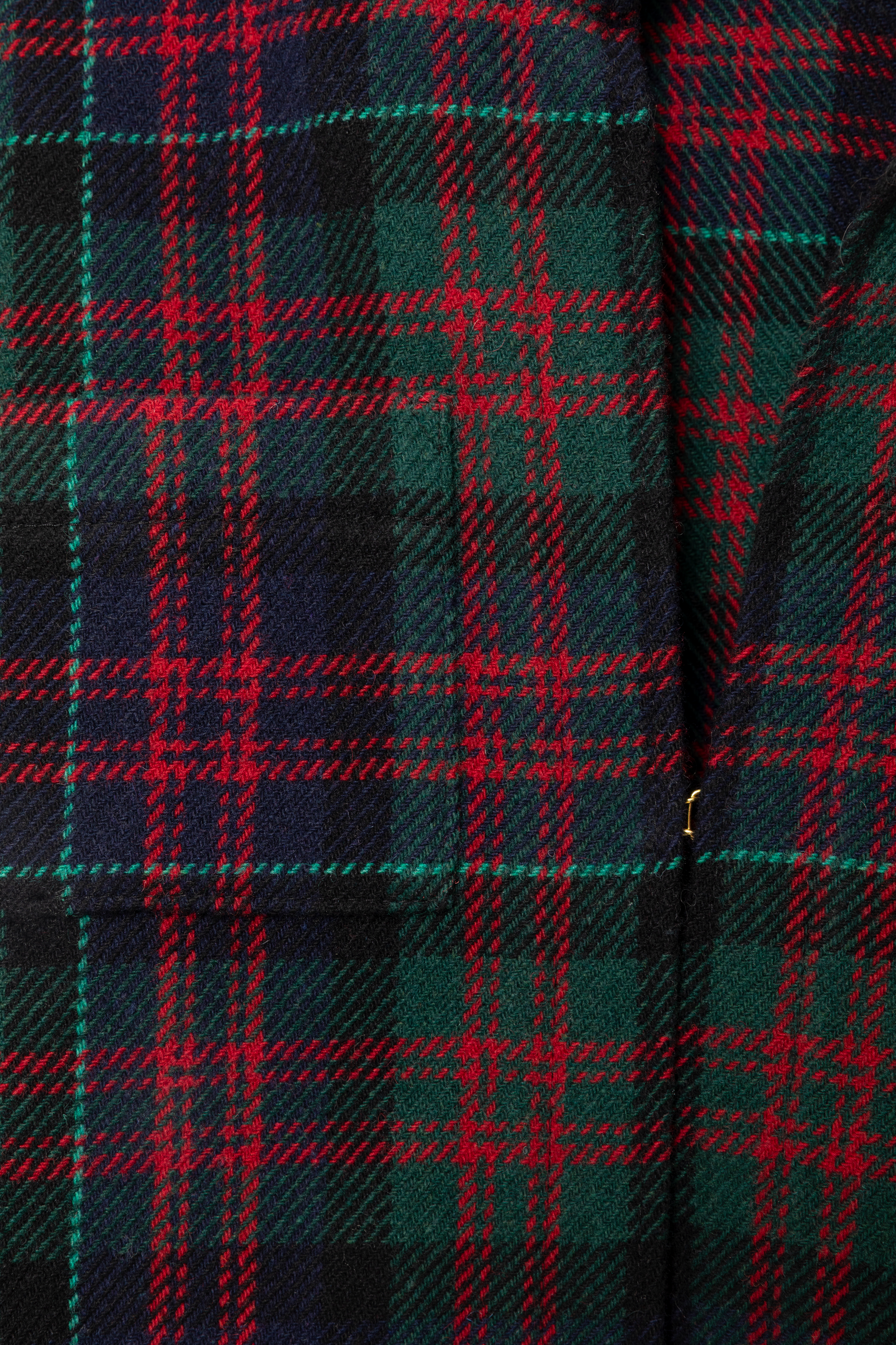 Veste Flower Girl tartan écossais