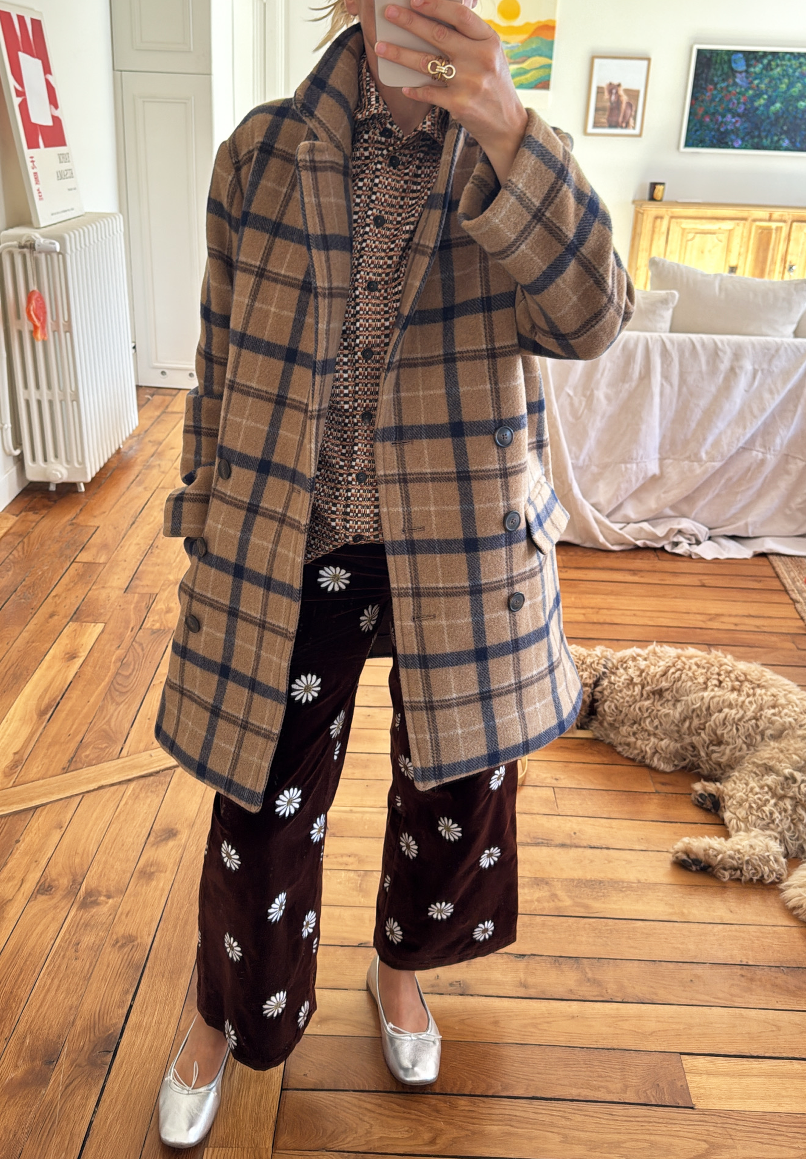 Manteau Mastroianni tartan