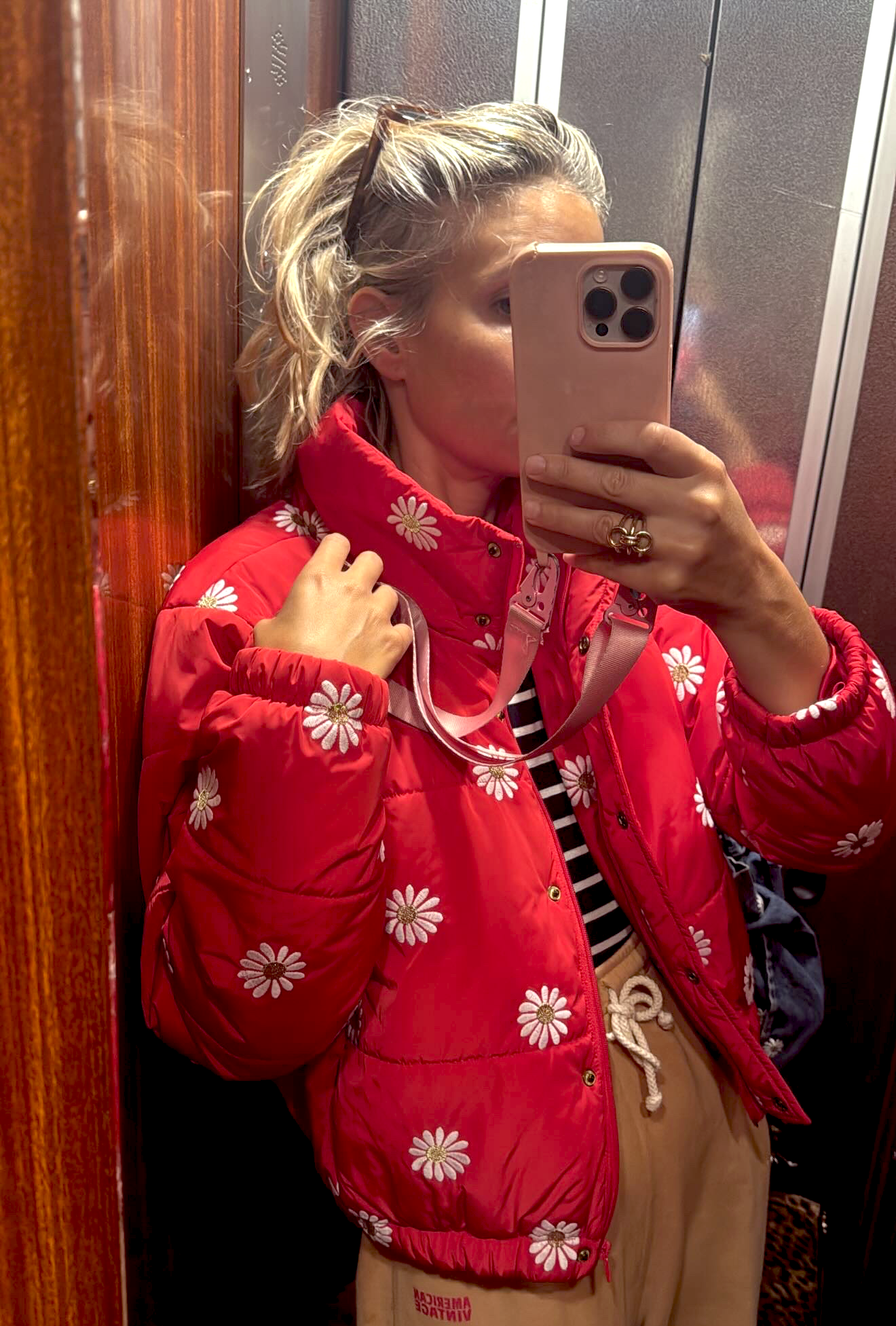 Doudoune rouge