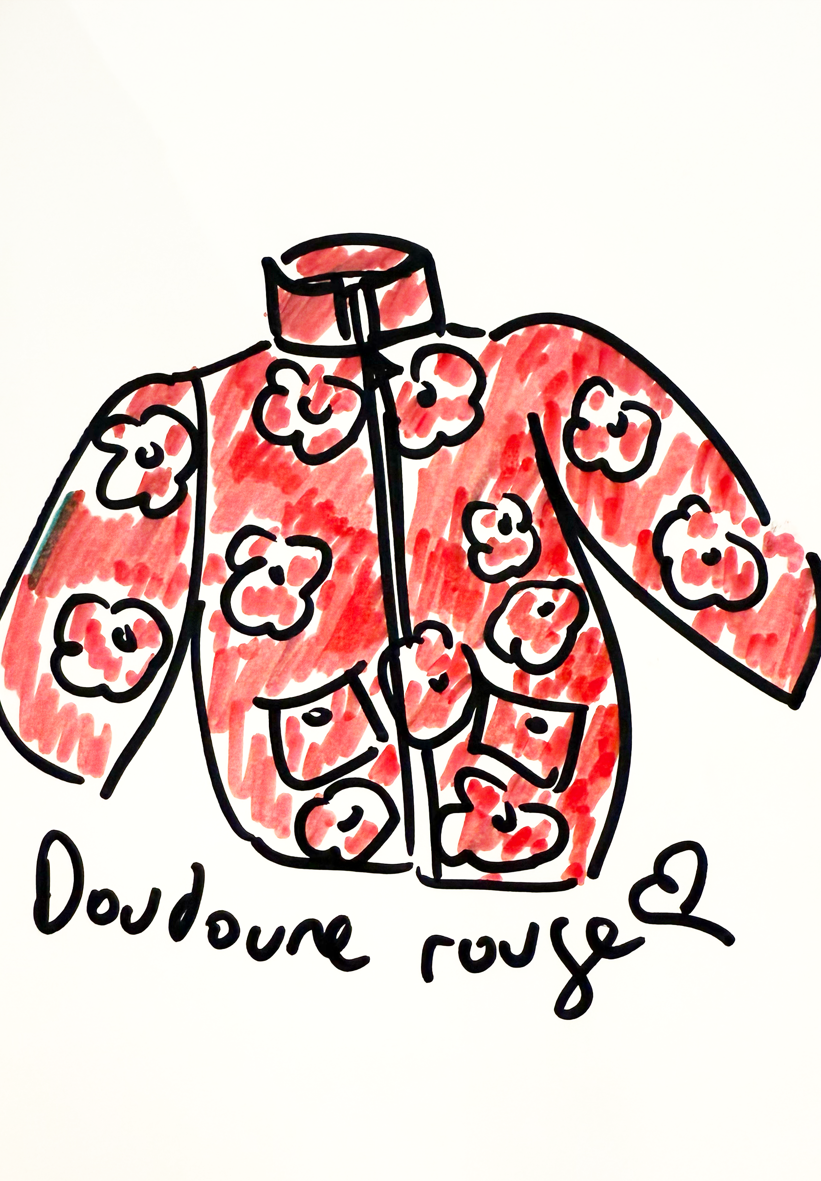 Doudoune rouge