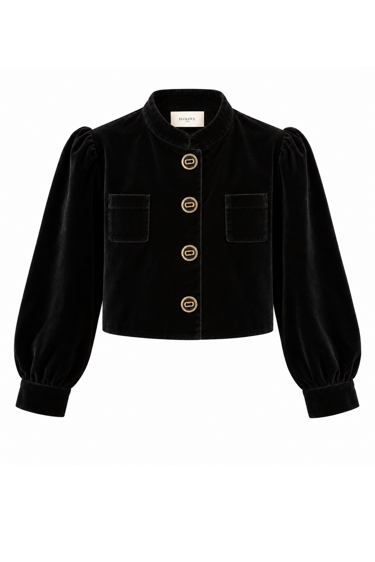 Veste Flower Girl velours noir