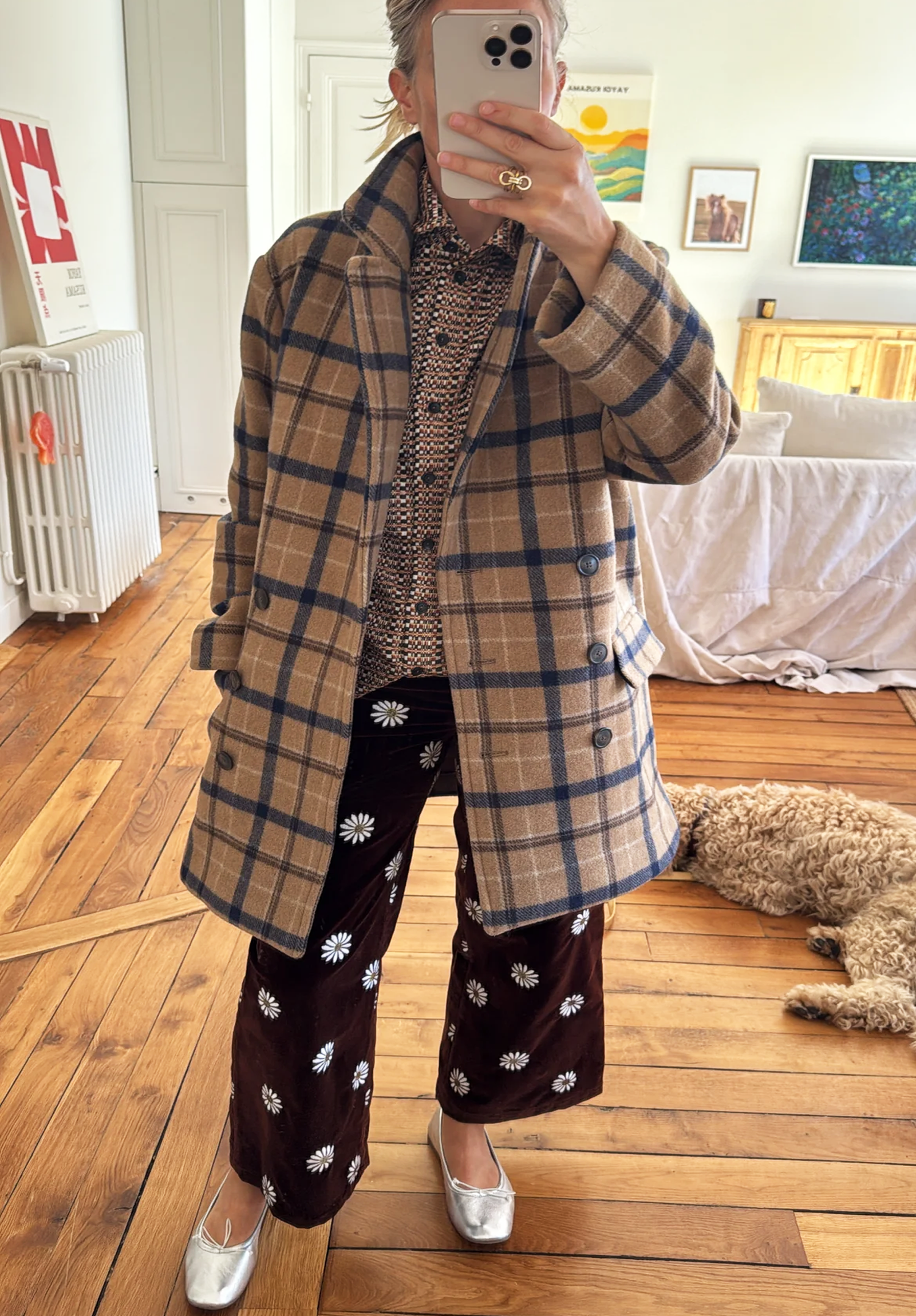 Manteau Mastroianni tartan