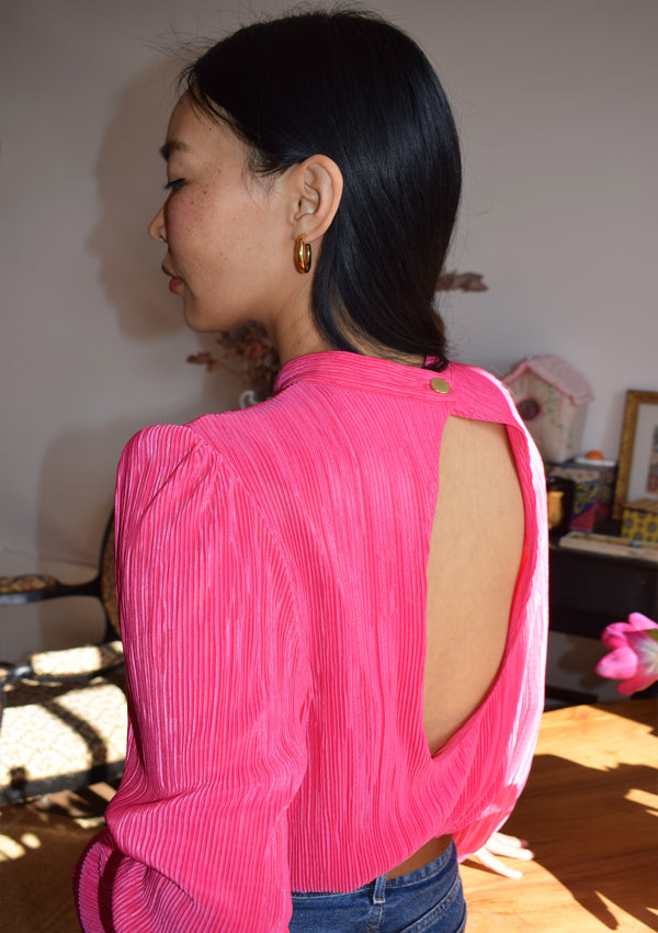Fuchsia blouse