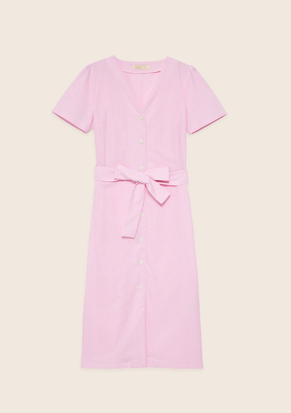 Robe Vichy rose
