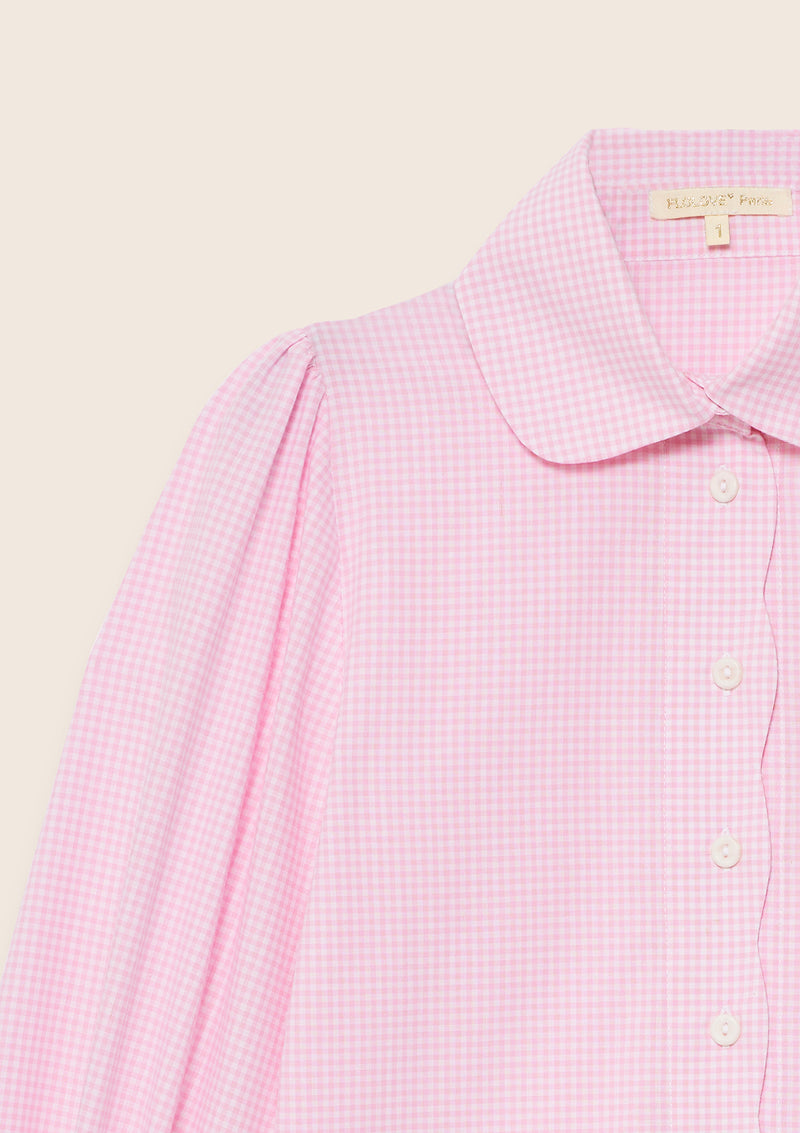 Gypsyking pink gingham shirt