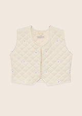 Gilet Daisy écru